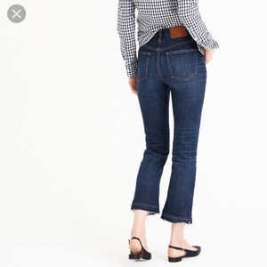 Jcrew Billie Demi Boot Crop Jean